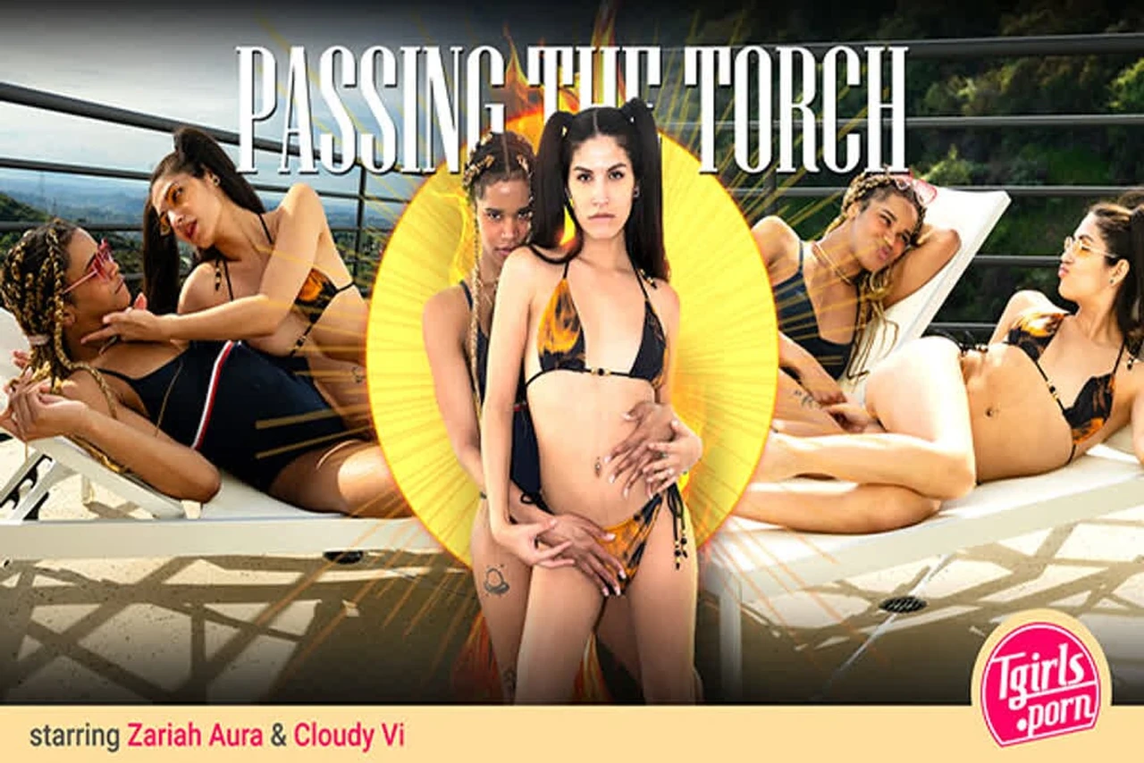 TGIRLS PORN – Cloudy Vi & Zariah Aura Much Awaited Fucking